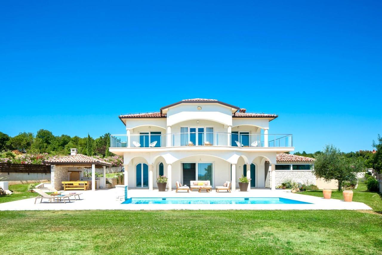 Luxury Panorama Vila With Amazing Seaview In Gondolici 7 Km From Rabac Labin  Exterior photo
